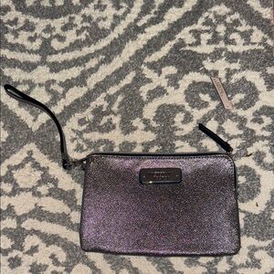 Victoria's Secret Iridescent Purple Wristlet Pouch